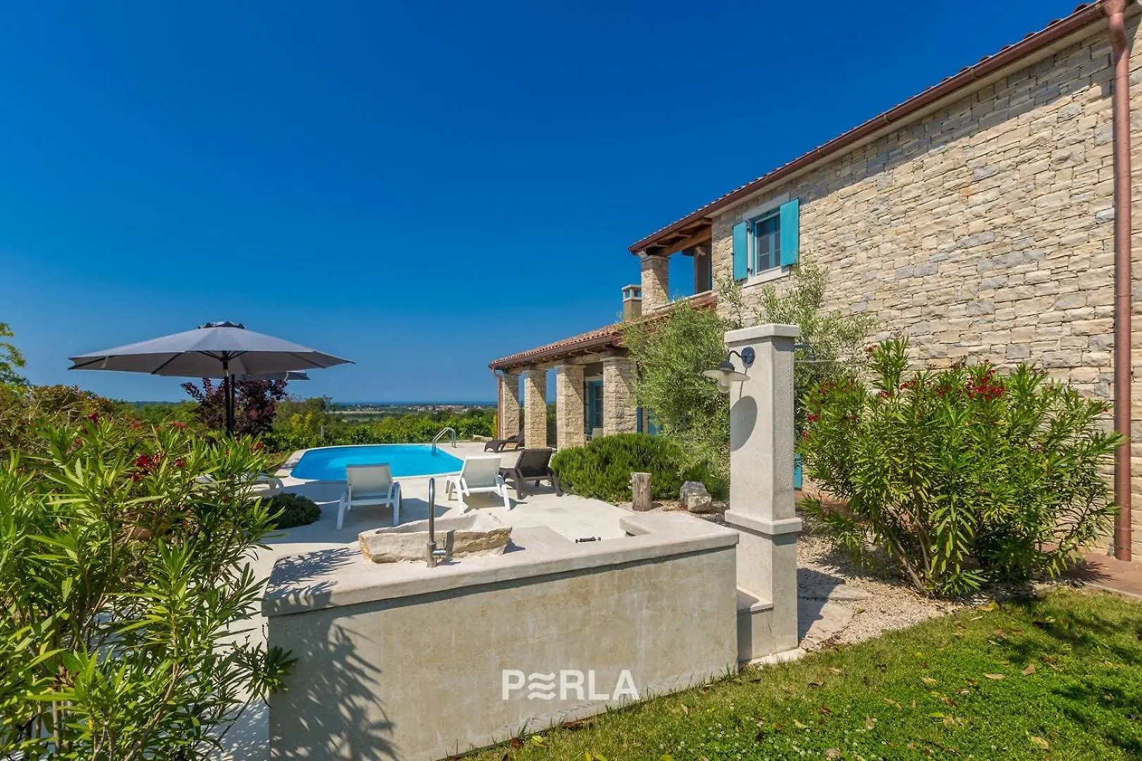 Charming Villa La Perla With Pool, Jacuzzi And Sea View Near Umag