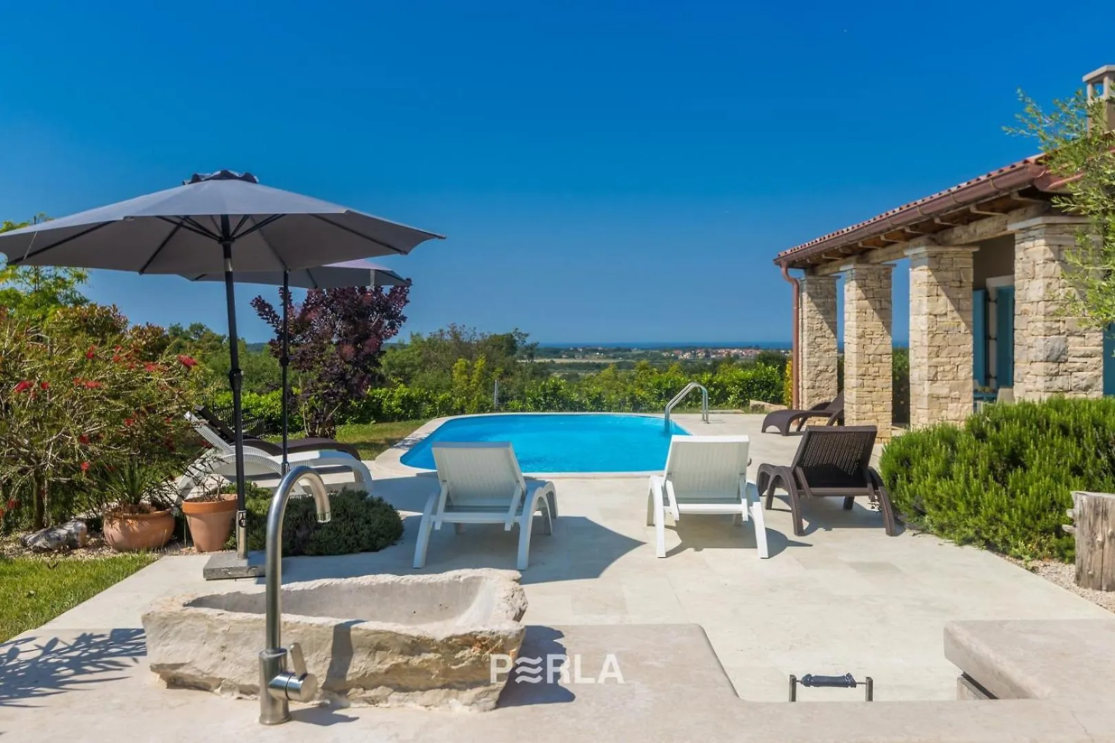 Charming Villa La Perla With Pool, Jacuzzi And Sea View Near Umag 0*,  Croatia