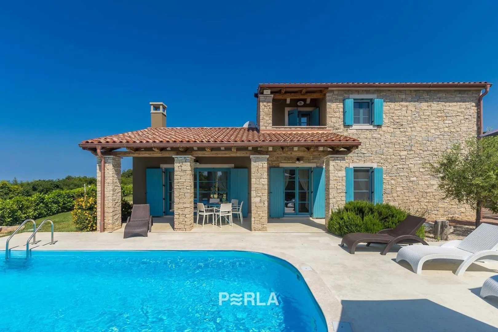 Charming Villa La Perla With Pool, Jacuzzi And Sea View Near Umag Croatia